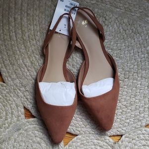 Slingback flats